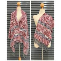 ราคา ผ้าพันคอ ผ้าคลุมไหล่ ลายไทย ลายขิด (21596335987)