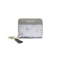 ราคา GC 313 กระเป๋าสตางค์ใบสั้น ลายกากเพชรน่ารัก (21232740777)