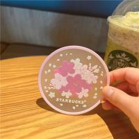 ราคา แผ่นรองแผ่นรองแก้วกาแฟ Starbucks แผ่นรองกันลื่นลายการ์ตูนซิลิโคนนางเงือกน่ารักฉนวนกันความร้อนสีลูกอมเชอร์รี่สุดสร้างสรรค์ (20008952306)