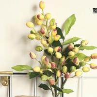 ราคา Artificial Olive Green Flowers Fake Olive Leaf Plant Decor Tree BrancheSimulation Flowers Fruit BerryWhite Purple Red Green Olive Stems Wall Ornament (17644987763)