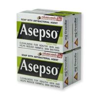 ราคา สบู่ Asepso อาเซปโซ สบู่ก้อน 134ก้อน สบู่อนามัย ลดแบคทีเรีย บำรุงผิว 70 80g (21406404646)