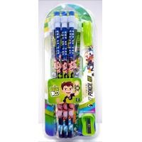 ราคา Ben 10 Pencil 12 pcs sharpener ดินสอ HB 12 แท่ง แถมกบเหลาดินสอ ลิขสิทธิ์แท้ค่ะ (15256061819)