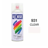 ราคา KOBE สีสเปรย์กระป๋อง ชนิดเคลียร์เงา Clear 931 จาก TOA 400 cc (21757464372)