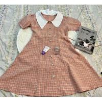 ราคา เดรสลายสกอตสีชมพู คอบัว (21195952016)