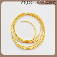 ราคา Warm Light 3V 133mm 300mm EDISON หลอดไฟ LED filament ชิ้นส่วนหลอดไฟ WARM White DIY หลอดไส้อุปกรณ์เสริม DIODE FLEXIBLE filament (21468401304)