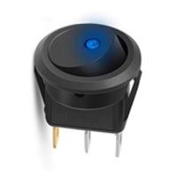 ราคา สวิตช์กลม เปิด ปิด พร้อมไฟ LED DC 12V 20A ขนาด 20 มม KCD1 5 101EN ON OFF Round Rocker Toggle Switch Push Button Sw (18482519048)