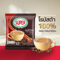ราคา ซุปเปอร์ กาแฟ 3 in 1 กาแฟซองปรุงสำเร็จชนิดผง ออริจินัล 17 ก แพ็ค 25กาแฟ ซุปเปอร์ 3 in 1 คอฟฟี่มิกซ์ 17g บรรจุ 25 ซอง (21596827579)