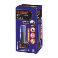 ราคา หมึกเติมตลับชาด กันน้ำ 30 มล ตราช้าง หมึก 3 สี น้ำเงินดำแดง สำหรับเติมแท่นประทับตรา หมีกสีสด คงทน กันน้ำได้ stamp pad ink refill (21772318526)