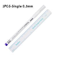 ราคา 1Pcs Surgical Skin Marker Eyebrow Marker Pen Tattoo Skin Marker Pen With Measuring Ruler Microblading Positioning Tool (20682527818)
