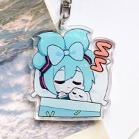 ราคา พวงกุญแจอะนิเมะ Hatsune Miku สาวน่ารักอะนิเมะน่ารักสร้างสรรค์ต่อพ่วงจี้กุญแจดูดี (21622522824)