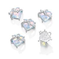 ราคา จี้อัลลอย St kunkka จี้เพชรแก้วรูปหัวใจสำหรับทำจี้สร้อยคอกำไล DIY (21717549332)