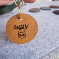 ราคา ป้ายชื่อหนัง PVC สำหรับน้องหมา แมว สลักชื่อ รูป ขนาด 3 ซม พร้อมกระดิ่ง (20918933429)