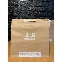 ราคา ถุงกระดาษแบรนด์ CC DOUBLE O สีน้ำตาล ถุง Sale (21424071085)