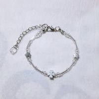 ราคา กำไลลูกปัด กำไลข้อมือลูกปัดน่ารัก สร้อยข้อมือลูกปัดมีโซ่ปรับขนาด (21632035927)