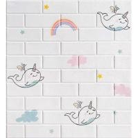 ราคา ถูกสุด พร้อมส่ง วอลเปเปอร์ wallpaper วอลล์เปเปอร์ลายการ์ตูน มีกาวในตัว วอลเปเปอร์ สามมิติ 3D wallpaper ติดผนัง แผ่นติดผนัง (17238848135)
