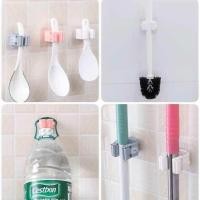 ราคา ที่แขวนไม้กวาด ไม้ถูพื้น แบบติดกาว ไม่ต้องเจาะผนัง ที่แขวนไม้ถูพื้น ที่แขวนพลาสติก ที่แขวน ตะขอแขวนแบบติดผนัง ตะขอ แบบสติกเกอร์ โฮมฮักบรรทุกสิ่งของได้ 30 กก (6713880395)