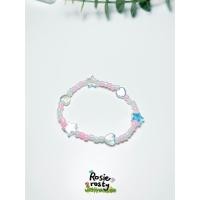 ราคา พร้อมส่ง กำไลลูกปัด กำไลเอ็นยืดสีพาสเทล (20829393505)
