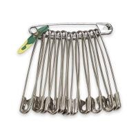 ราคา เข็มกลัด ซ่อนปลาย เข็มกลัดตัวใหญ่ เข็มกลัดพวง สีเงิน 1พวง12อัน หนาพิเศษ แข็งแรง (21347329049)