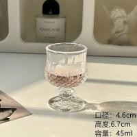 ราคา แก้วลายผีเสื้อ แก้วไวน์ ถ้วยน้ำพระขนาดจิ๋ว แก้วไห้วพระ 40ML No 3756 (21653969783)