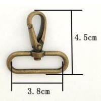 ราคา 3 8 cm ห่วงเหลี่ยม ห่วงปรับสาย ห่วงตัว D ตะขอก้ามปู อะไหล่กระเป๋า สีทองเหลือง พร้อมส่งจากไทย (19829522073)
