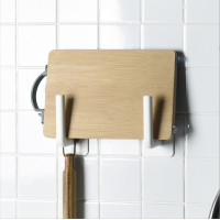 ราคา ห้องครัวห้องน้ำ ชั้นวางของติดผนัง ชั้นวางติดผนัง แบบยึดติดผนัง ที่วางของติดผนัง สีขาว แบบไม่ต้องเจาะผนัง (21557689222)