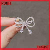 ราคา PDBH Fashion Store แฟลชเซลเข็มกลัดติดโบว์เข็มกลัดพลอยเทียมหรูหราสำหรับผู้หญิงหญิงสาวโบว์หัวเข็มขัดคาร์ดิแกนคลิปหนีบเข็มกลัดเพชร (21526700494)