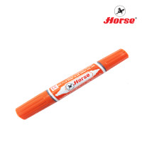 ราคา HORSE ตราม้า ปากกาเคมี 2หัว 1 สี TWIN PEN มี 12สี ให้เลือก จำนวน 1 ด้าม (3039554344)