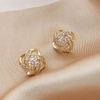 ราคา Zircon Earrings Stud Earrings Ear Studs Cross Earrings (21187533159)
