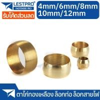 ราคา ตาไก่ทองเหลือง ล็อกท่อ ล็อกสายไฟ 4mm 6mm 8mm 10mm 12mm FERB22 (20878156301)