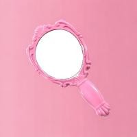 ราคา กระจกกุหลาบมีด้ามจับ พกพา (21433143295)