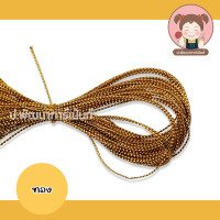 ราคา ความยาว 10 หลา ดิ้น ดิ้นทอง ดิ้นเส้นเล็ก สำหรับตกแต่ง ริบบิ้นพับเหรียญ เหรียญโปรยทาน (21509267404)