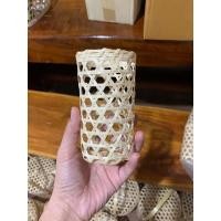 ราคา ชะลอมสาน ไม้ไผ่สาน ที่ใส่แก้ว (21446718327)