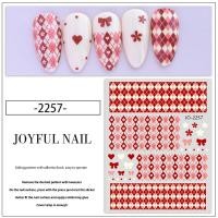 ราคา สติ๊กเกอร์แต่งเล็บ สติ๊กเกอร์ชิโนริ ลายตาราง สติ๊กเกอร์ขาวดำ (19409658597)