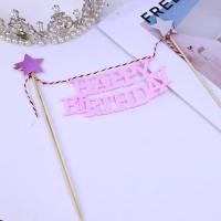 ราคา ป้ายปักเค้ก ป้ายHBD ป้ายปักเค้ก2เสา สินค้าพร้อมส่งจากไทย นะคะ (15223472926)