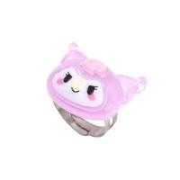 ราคา แหวนใส่นิ้วทำจากเรซินแหวนการ์ตูนปรับได้สำหรับผู้หญิงแฟชั่นซินนามอน Sanrio Dog Kuromi น่ารัก (21441657015)