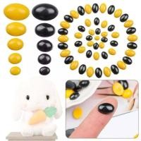 ราคา จมูกวงรี ตาวงรี แบบแปะ สีเหลือง สีดำ จมูกคิตตี้ ขนาด 6 8 mm 8 10 mm 9 12 mm จำนวน 10 ชิ้น ชุด จมูกแปะ จมูกตุ๊กตา จมูกสีเหลือง (14323465636)