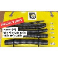 ราคา เกรดทั่วไป ท่อกระดูกงู 1 เมตร แบบผ่า ท่อกระดูกงูเก็บสายไฟสีดำ (14715087422)