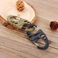 ราคา ตะขอปีนเขา S Type carabiner พวงกุญแจหัวเข็มขัดคู่ Mini Carabiner Buckle (20721525025)