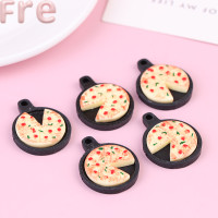 ราคา Fre 1ชุด dollhouse Miniature Fruit Pizza PLATE et KITCHEN Resin set KIDS Gift (20533398549)
