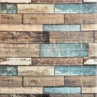 ราคา SALE DIY Self 3D Brick wall stickers wallpaper Living Room Decor Foam wall paper adhesive wall decor Waterproof wallpaper design for bedroom (14040622305)