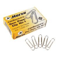 ราคา ลวดเสียบ กล่องเล็ก คลิบเสียบกระดาษ กลม สามเหลี่ยม Horse ตราม้า No 00 01 มีเก็บปลายทางCOD US Station (19801368170)