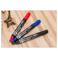 ราคา Deli ปากกาเขียนถุงพลาสติก ปากกาเขียนซีดี กันน้ำ สีไม่หลุด ปากกา มาร์คเกอร์ ปากกาเคมี 2หัว cd marker pen ปากกากันน้ำ (15160191205)