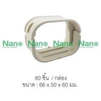 ราคา รางแอร์ NANO อุปกรณ์รางแอร์ ฝาครอบราง ข้อต่อตรง รางพลาสติก ข้อต่อตรง NANO 80 ชิ้น กล่อง AJ65 (21474247802)