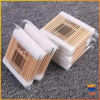 ราคา TOP สำลีก้านด้ามไม้ หัวคู่คัตเติ้ลบัต สำลีแบบไม้ 1 แพ็ค Cotton swab (11818962479)