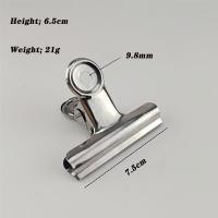 ราคา Large Metal Binder Clips Durable Paper Clips Grip Clamp For Documents Office Paper Clamps Metal Bulldog Clips (19831369525)