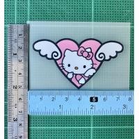 ราคา ตัวรีดติดเสื้อ Hello kitty 2 แผ่นฟิมล์รีดร้อน อาร์มติดเสื้อ DIY คิตตี้ (12657529554)