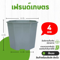 ราคา กระถางแคคตัส กระถาง 8 เหลี่ยม 2 3 4 นิ้ว สีดำ สีขาว สีเทา สีอิฐ (21400135726)