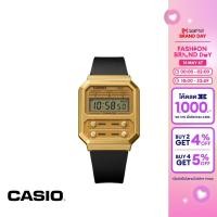 ราคา CASIO นาฬิกาข้อมือ CASIO รุ่น A100WEFG 9ADF วัสดุเรซิ่น สีทอง (16813784219)