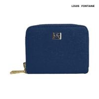 ราคา Louis Fontaine กระเป๋าสตางค์พับสั้น ซิปรอบ รุ่น Lucky สีน้ำเงิน (21606790332)