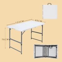ราคา KIMDELIN โต๊ะพับได้แบบ330lbs 6ft โต๊ะปิคนิคพลาสติกแบบพกพาพร้อมที่จับโต๊ะยาว6ฟุตพับได้หนาขึ้นบนโต๊ะสีขาวอเนกประสงค์พับได้สำหรับงานปาร์ตี้และอีเวนต์ (21764430580)
